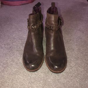 Sperry brown booties
